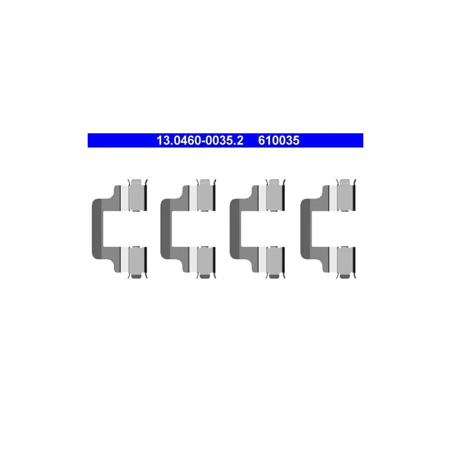 ATE 13.0460-0035.2 Accessory Kit, Disc Brake Pads