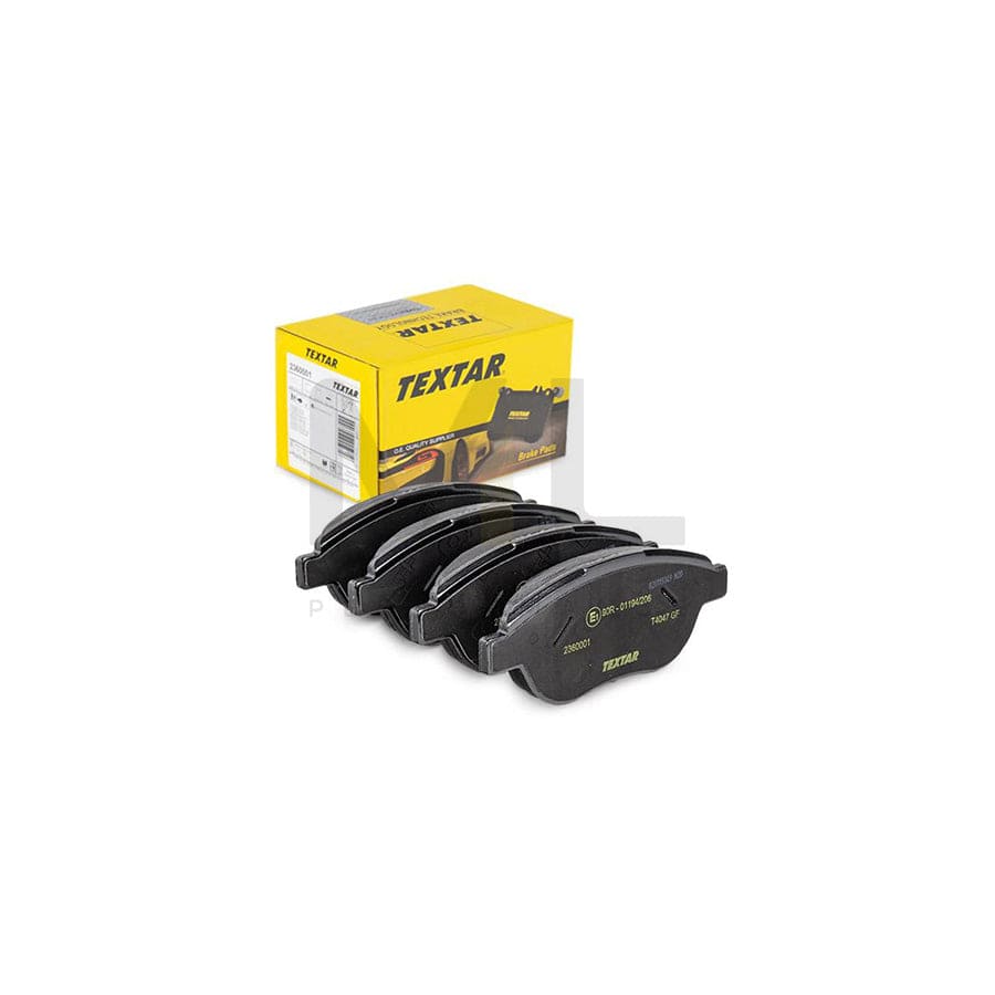 TEXTAR 2360001 Brake pad set not prepared for wear indicator, with brake caliper screws | ML Performance Car Parts