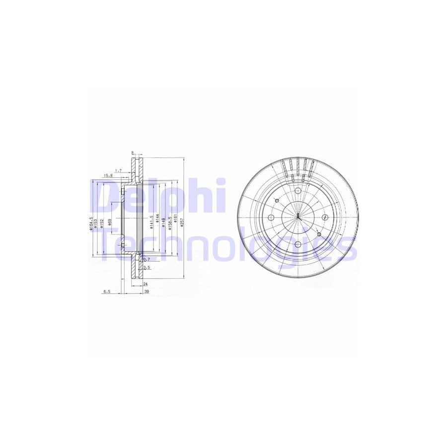 Delphi Bg3750 Brake Disc