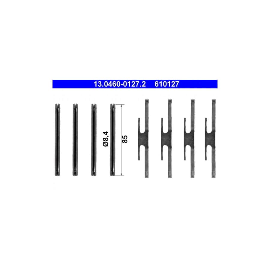 ATE 13.0460-0127.2 Accessory Kit, Disc Brake Pads