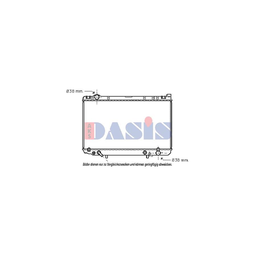 AKS Dasis 211650N Engine Radiator for Lexus Ls I (Xf10)