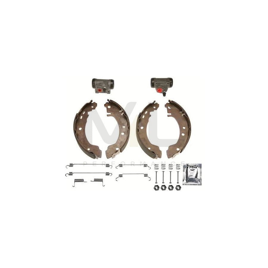 TRW Brake Kit BK1935 Brake Shoe Set for NISSAN PRIMERA with wheel brake cylinder | ML Performance Car Parts