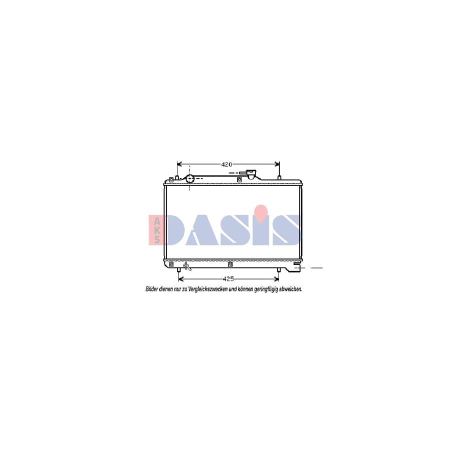AKS Dasis 320430N Engine Radiator for Suzuki Baleno