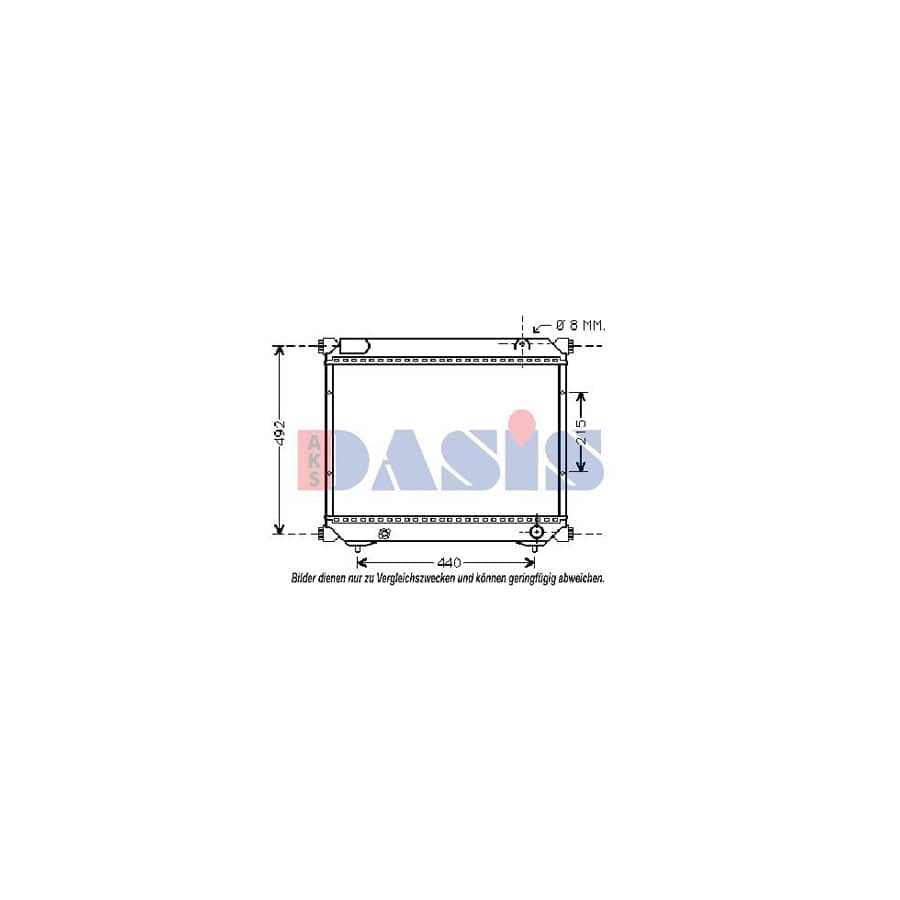 AKS Dasis 322003N Engine Radiator for Suzuki Vitara
