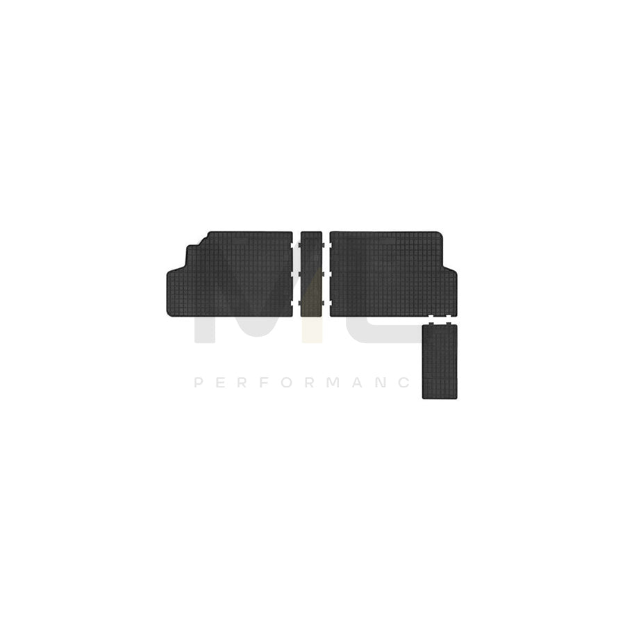 FROGUM Tailored 542971 Floor mat set Elastomer, Rear, Quantity: 4, Black, (LHD)