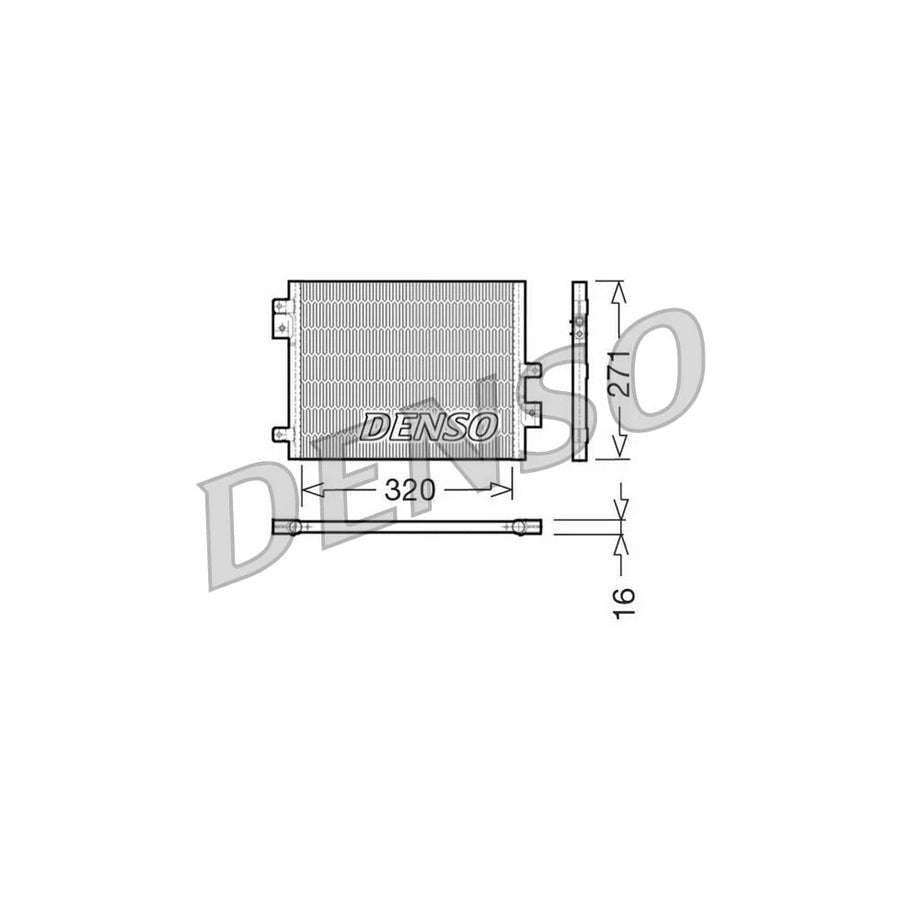 DENSO DCN28002 Air Conditioning Condenser