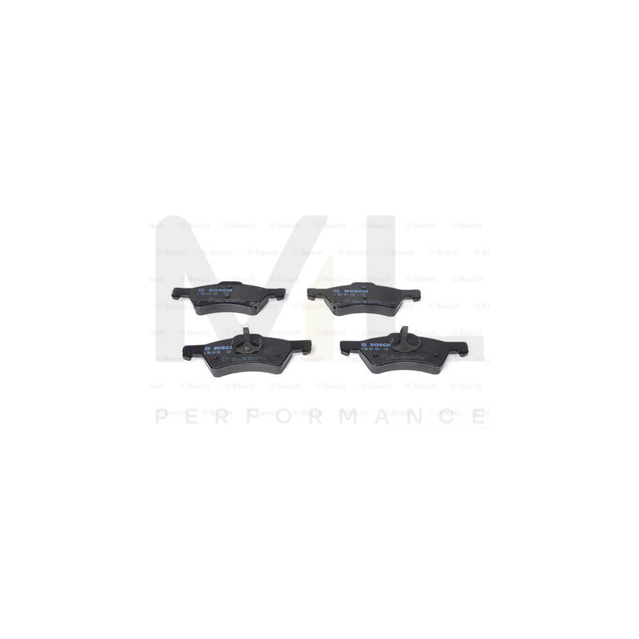 Bosch 0986424765 Brake Pad Set With Acoustic Wear Warning, With Anti-Squeak Plate, With Piston Clip BP471 | ML Performance Car Parts