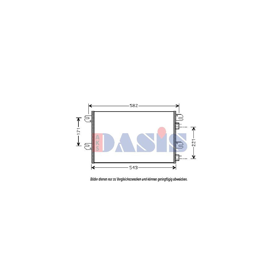AKS Dasis 402003N Air Conditioning Condenser