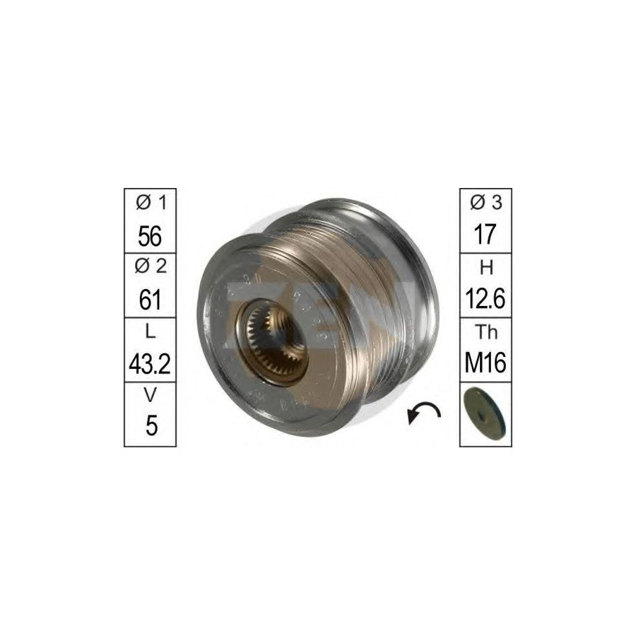 Era 219083 Alternator Freewheel Clutch