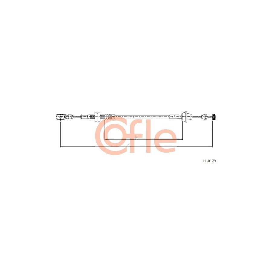 COFLE 11.0179 Throttle Cable for FORD ESCORT