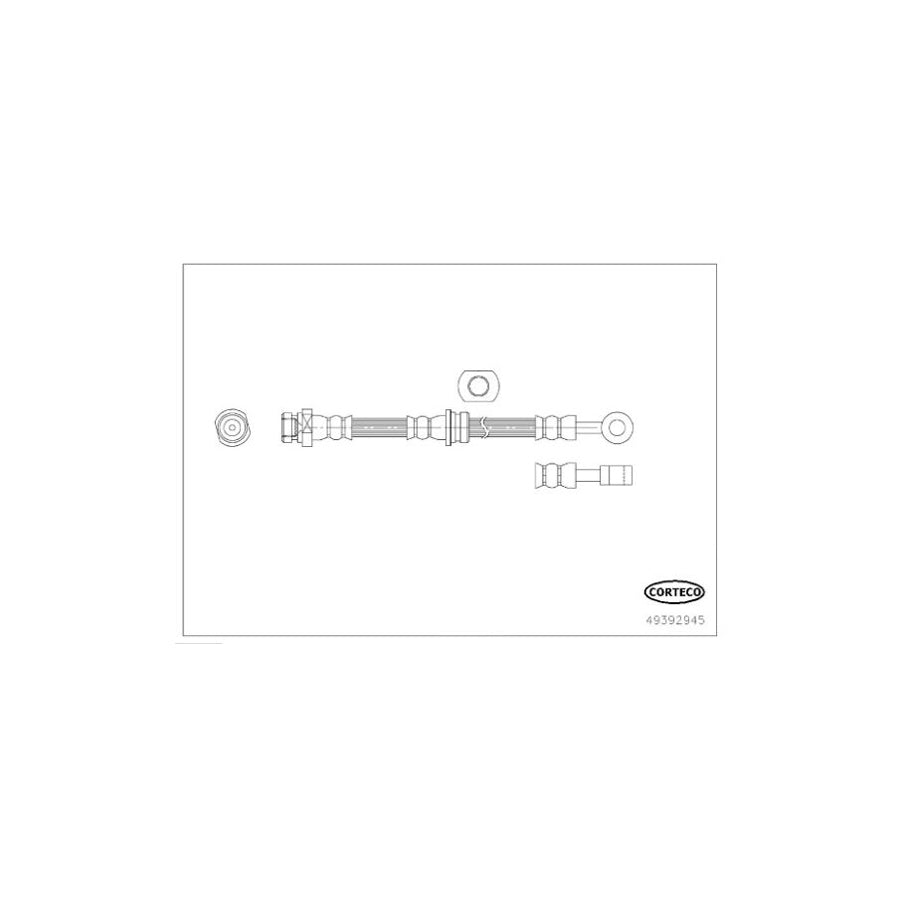 Corteco 49392945 Brake Hose