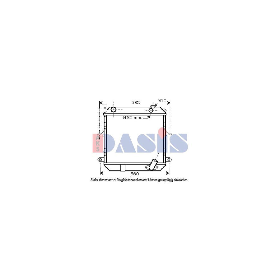 AKS Dasis 070092N Engine Radiator