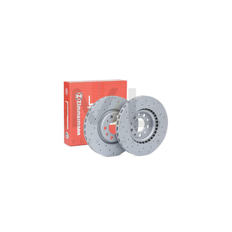 ZIMMERMANN SPORT COAT Z 110.2224.52 Brake Disc for ALFA ROMEO Giulia Saloon (952) Internally Vented, Perforated, Coated  - 1 piece