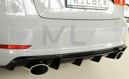 Rieger 00088159 Audi 8V Rear Diffuser (A3 & S3) 7 | ML Performance UK Car Parts