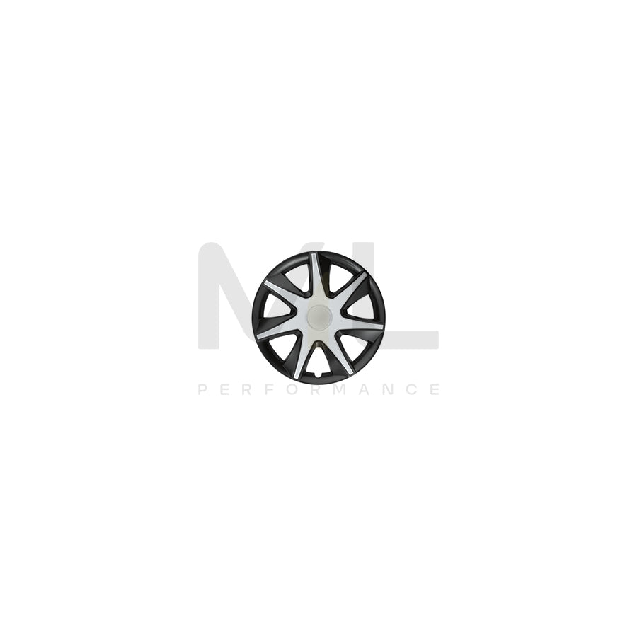 CAR1 Race III CO 6155 Wheel trims 15 Inch Black/Silver
