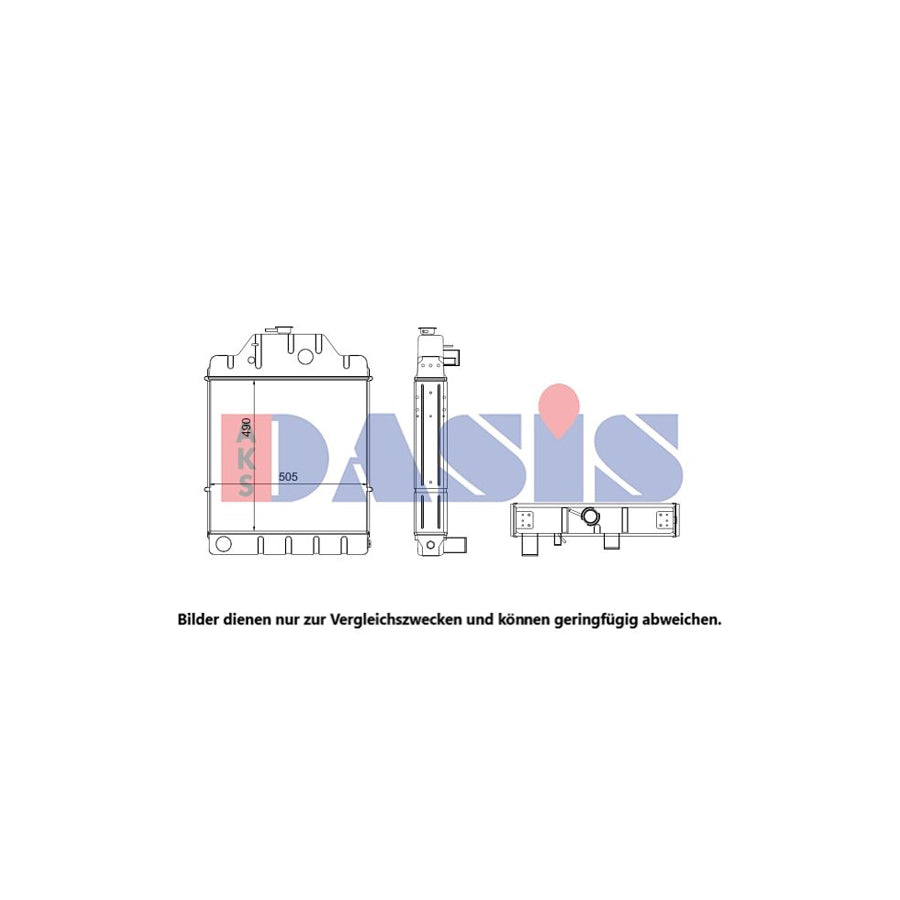 AKS Dasis 440546N Engine Radiator