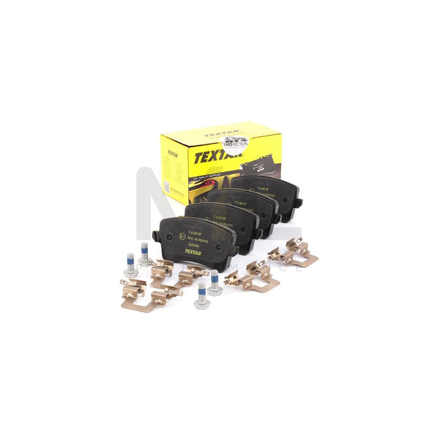 TEXTAR 2460602 Brake pad set not prepared for wear indicator, with brake caliper screws, with accessories | ML Performance Car Parts