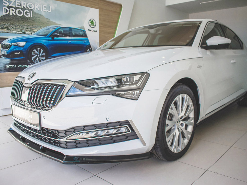 Maxton Design Skoda Superb MK3 Fl Front Splitter V.2
