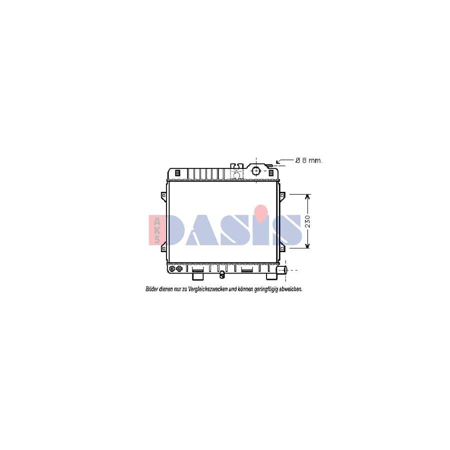 AKS Dasis 051400N Engine Radiator for BMW 3 Series