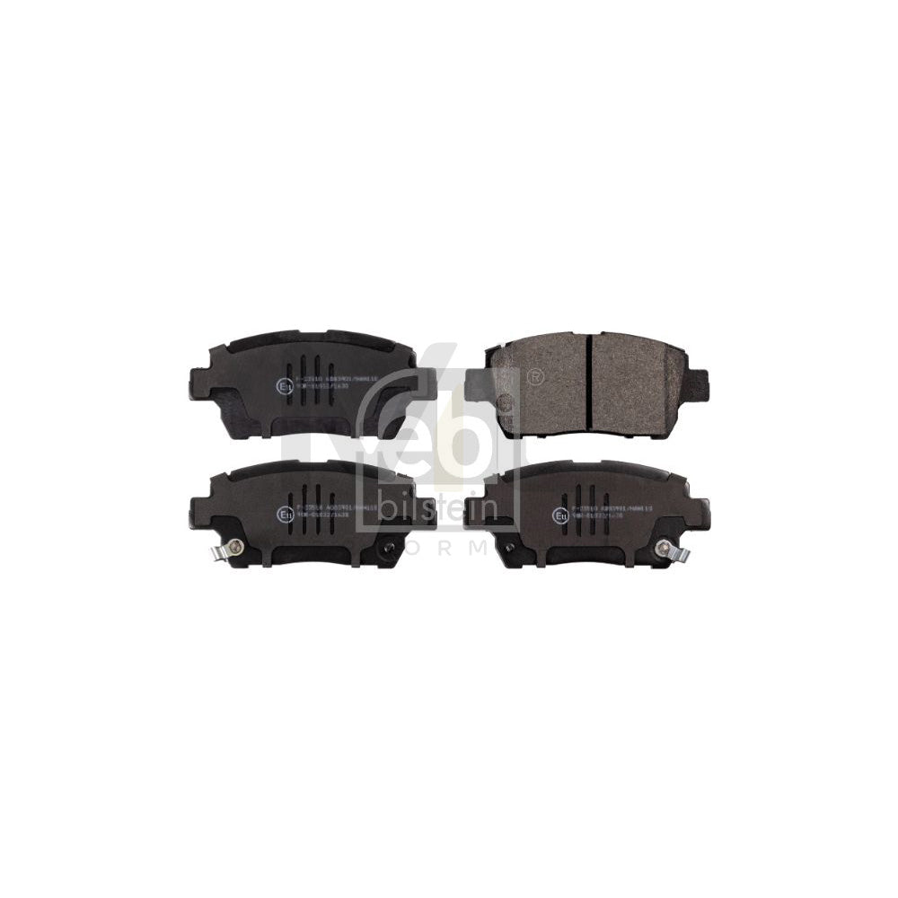 Febi Bilstein 16725 Brake Pad Set Front Axle, With Acoustic Wear Warning
