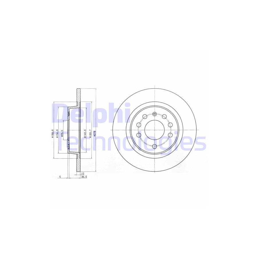 Delphi Bg3731C Brake Disc