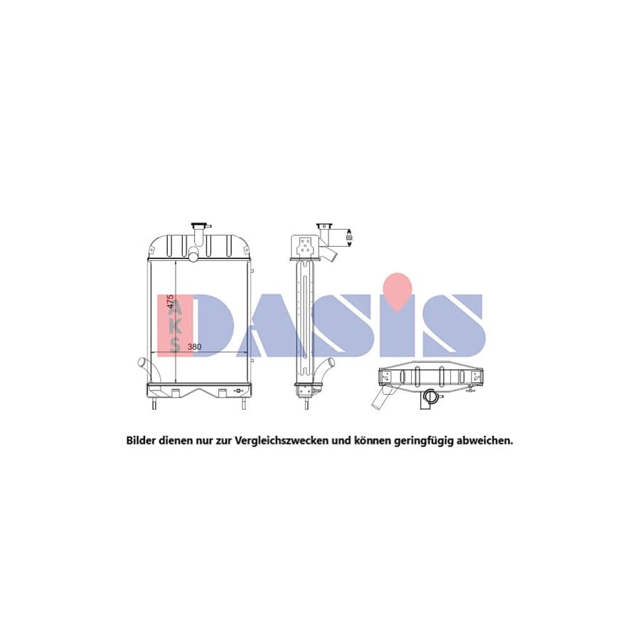 AKS Dasis 440549N Engine Radiator