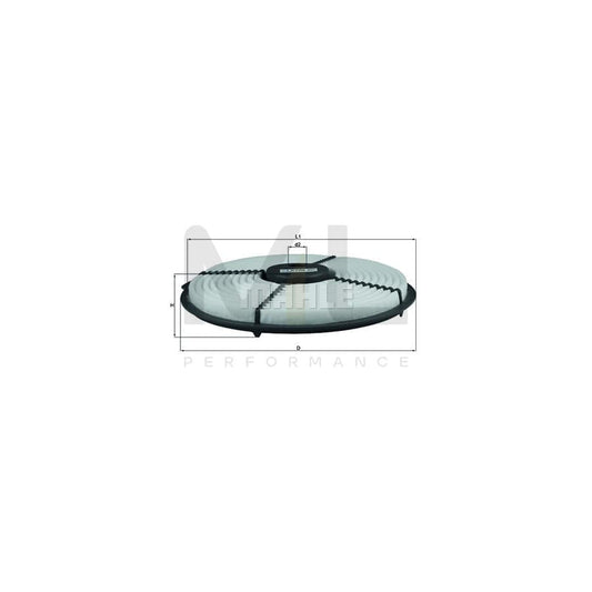MAHLE ORIGINAL LX 729 Air Filter Filter Insert | ML Performance Car Parts