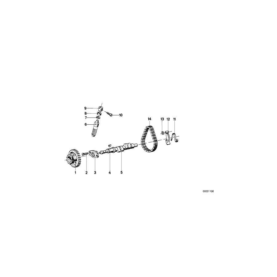 Genuine BMW 11311259262 Camshaft 284Deg (Inc. R60/5, R60/6 & R50/5) | ML Performance US Car Parts