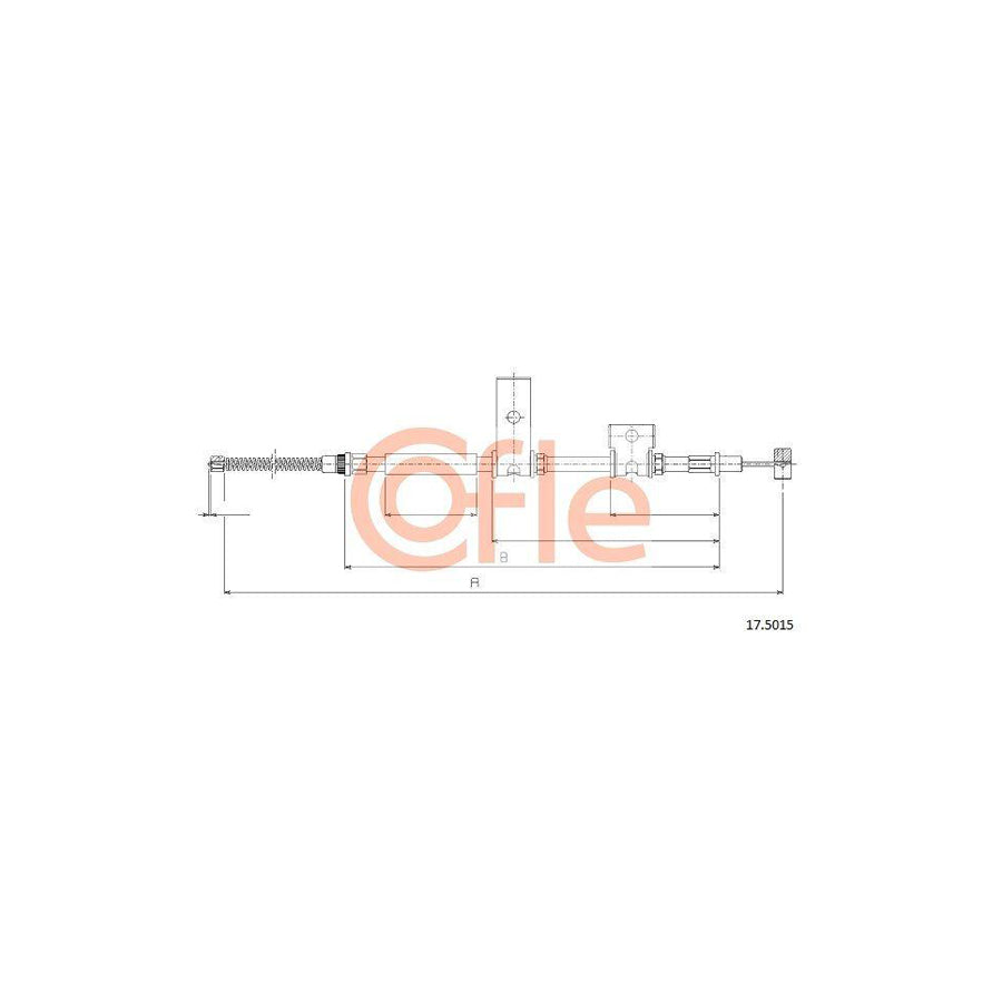 Cofle 17.5015 Hand Brake Cable