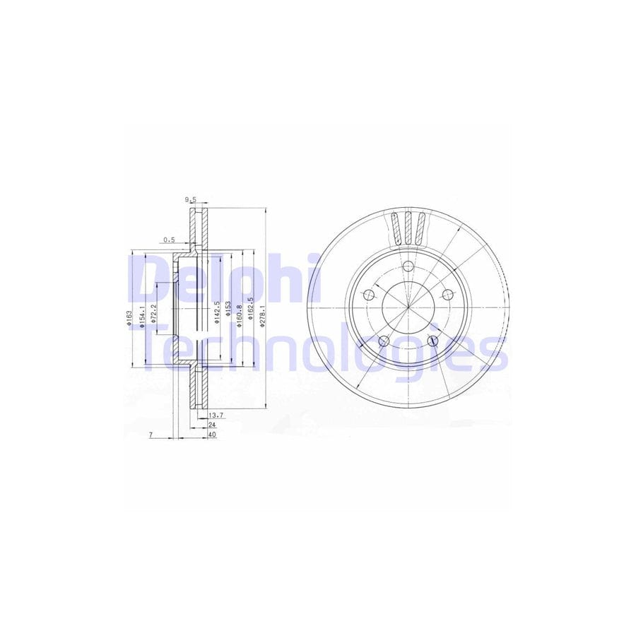 Delphi Bg3792 Brake Disc