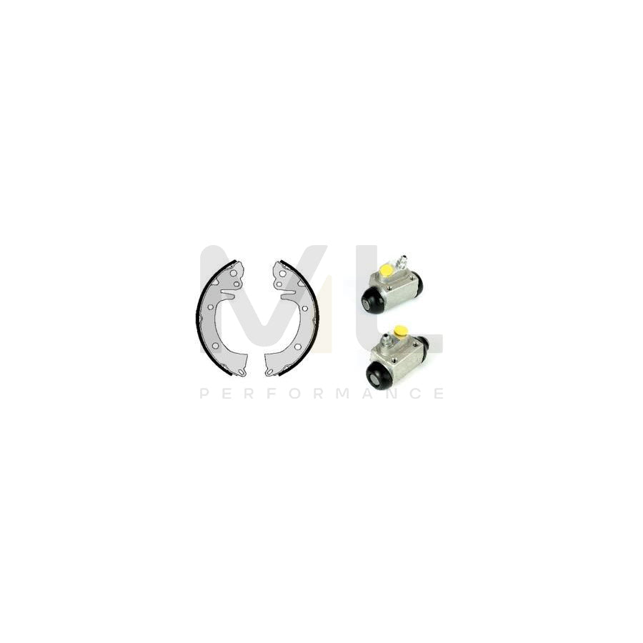 BREMBO STANDARD KIT H 30 002 Brake Shoe Set for HYUNDAI PONY Ø: 203mm | ML Performance Car Parts