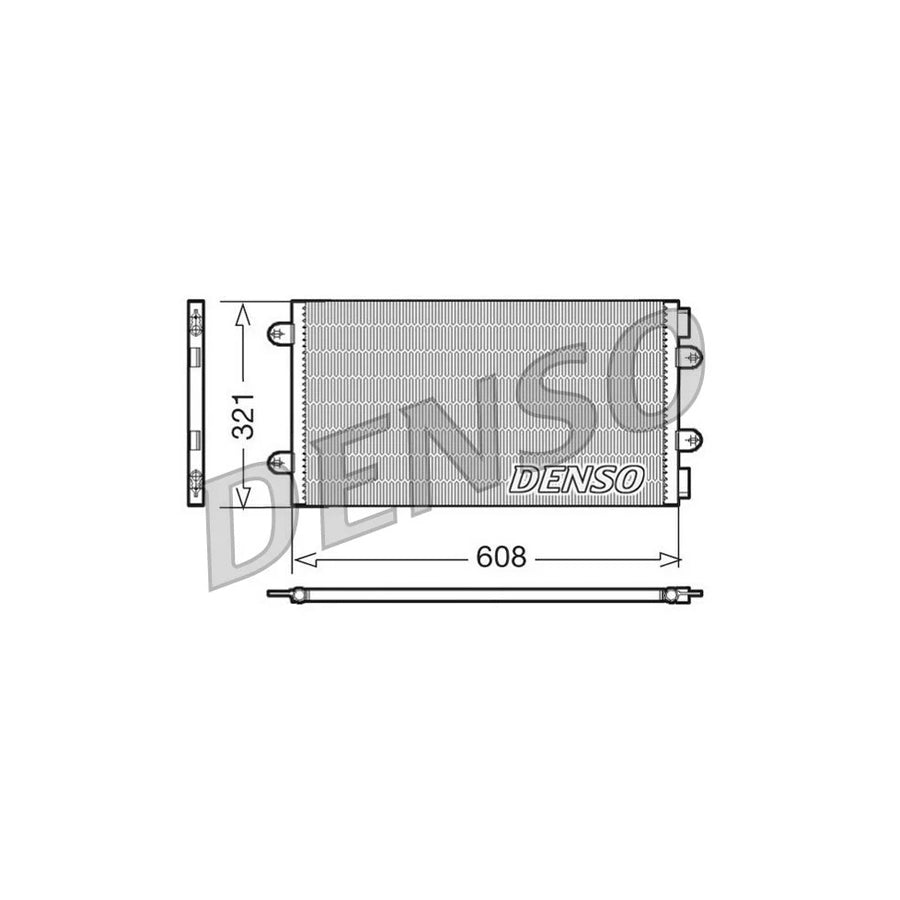 DENSO DCN09104 Air Conditioning Condenser for Fiat Punto II Hatchback (188)