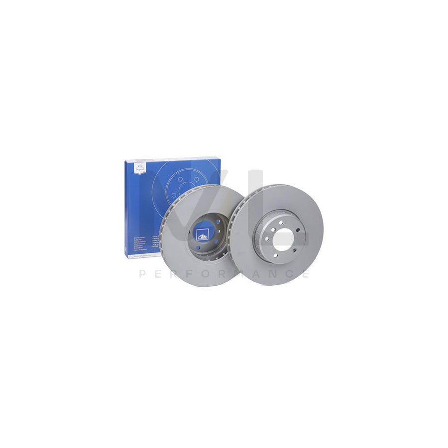 ATE 24.0136-0106.2 Brake Disc Two-piece brake disc, Vented, Coated, High-carbon, with bolts/screws  - 1 piece