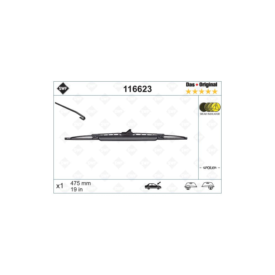 Swf Original Spoiler 116623 Wiper Blade | ML Performance US Car Parts