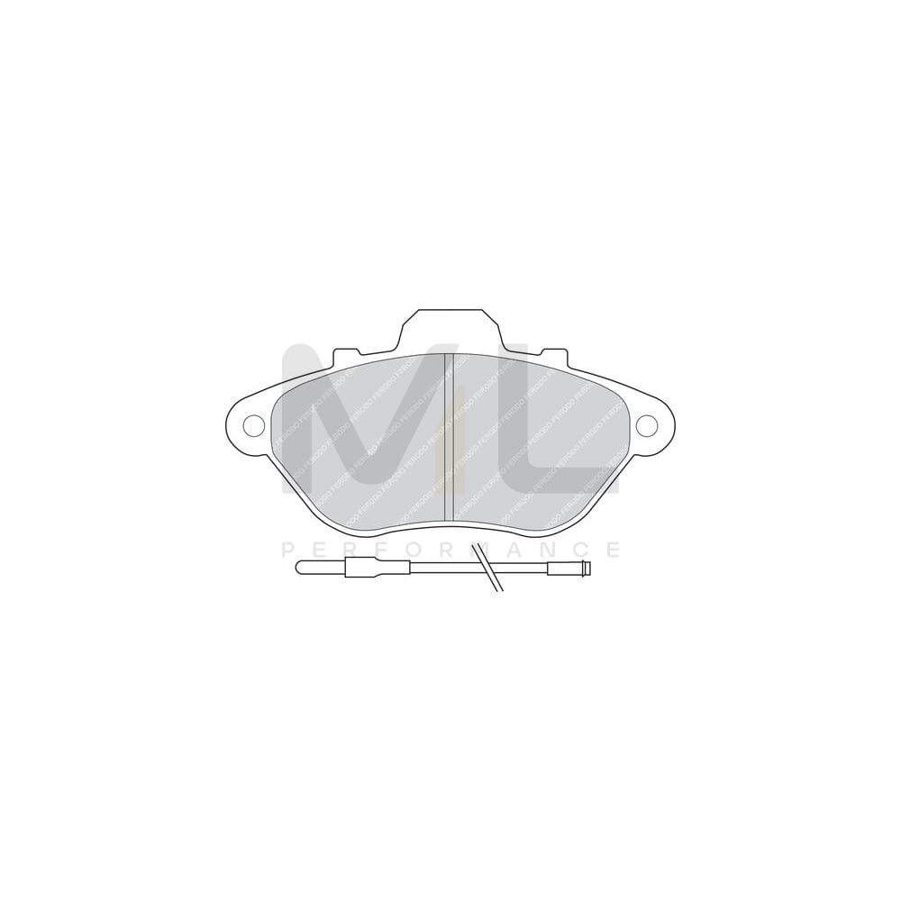 Ferodo Premier Eco Friction Fdb907 Brake Pad Set Not Prepared For Wear Indicator | ML Performance Car Parts