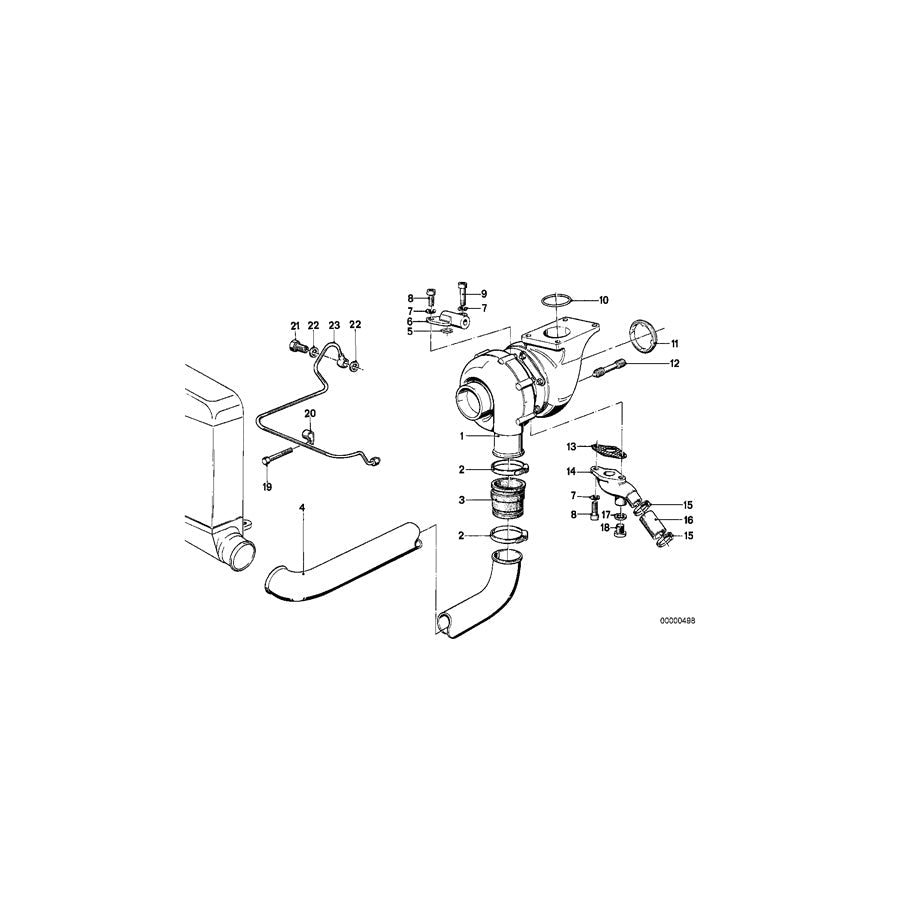 Genuine BMW 11421277652 E23 Flange (Inc. 745i) | ML Performance US Car Parts