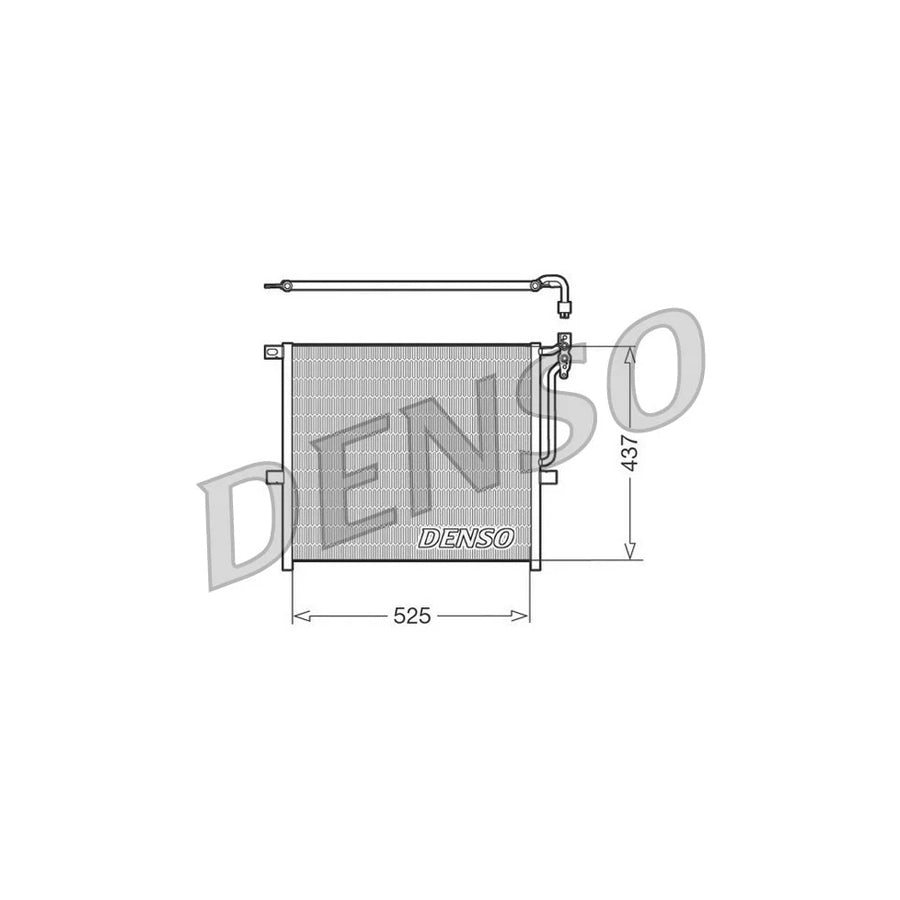 DENSO DCN05008 Air Conditioning Condenser for BMW X3 (E83)