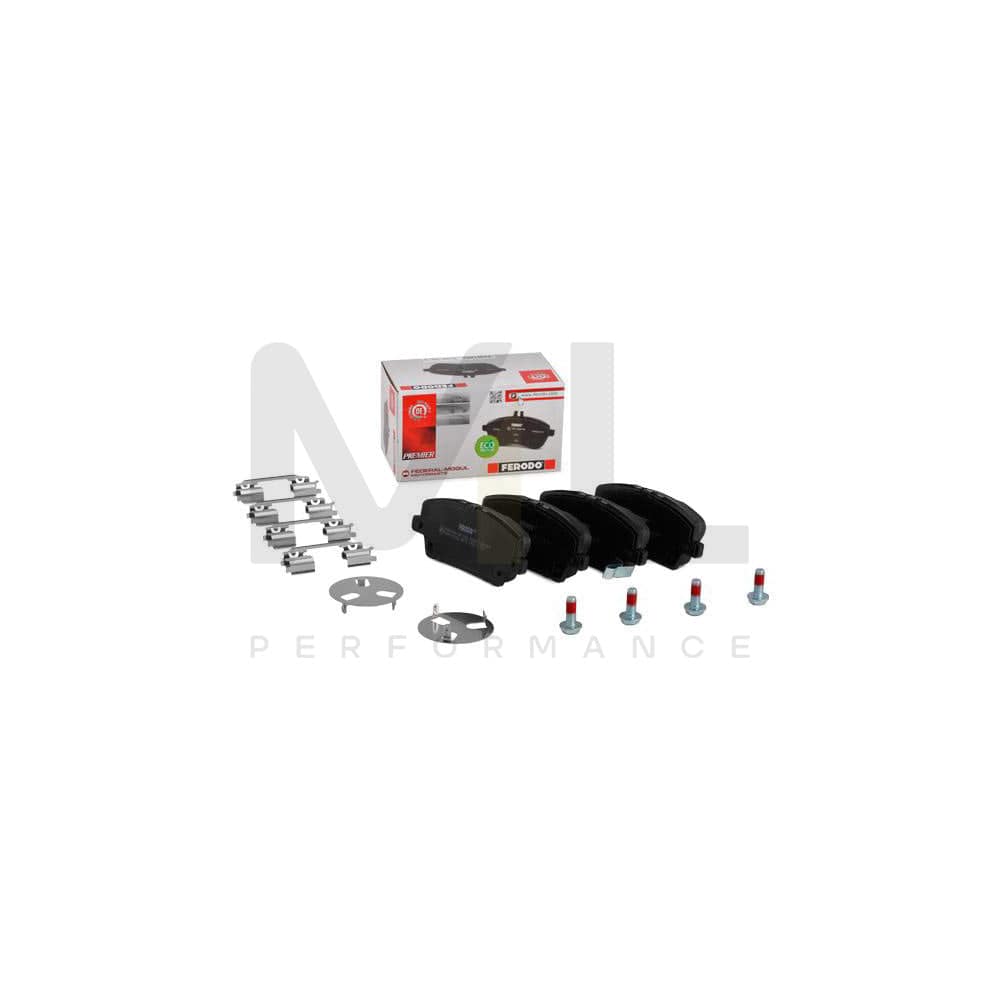 Ferodo Premier Eco Friction Fdb4498 Brake Pad Set Incl. Wear Warning Contact, With Piston Clip, Without Accessories | ML Performance Car Parts
