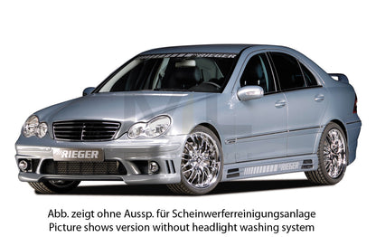 Rieger 00025204 Mercedes-Benz W203 C-Class Front Bumper 2 | ML Performance UK Car Parts