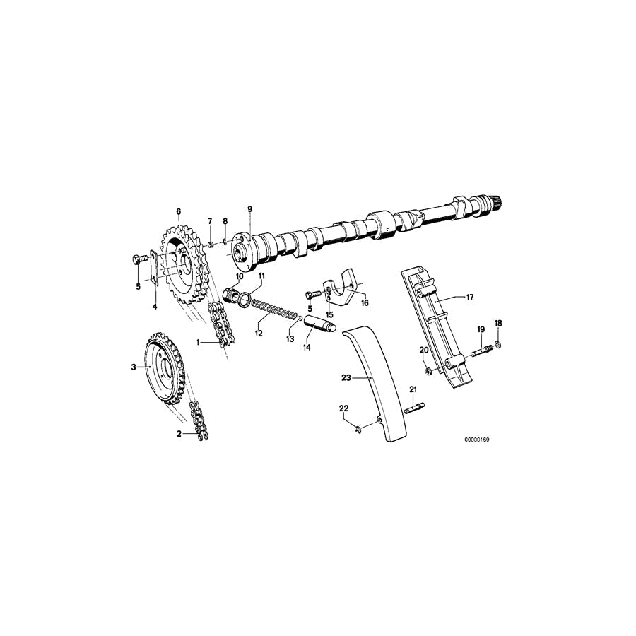 Genuine BMW 11311272442 E28 E12 E21 Camshaft (Inc. 318i, 518 & 316i) | ML Performance UK Car Parts
