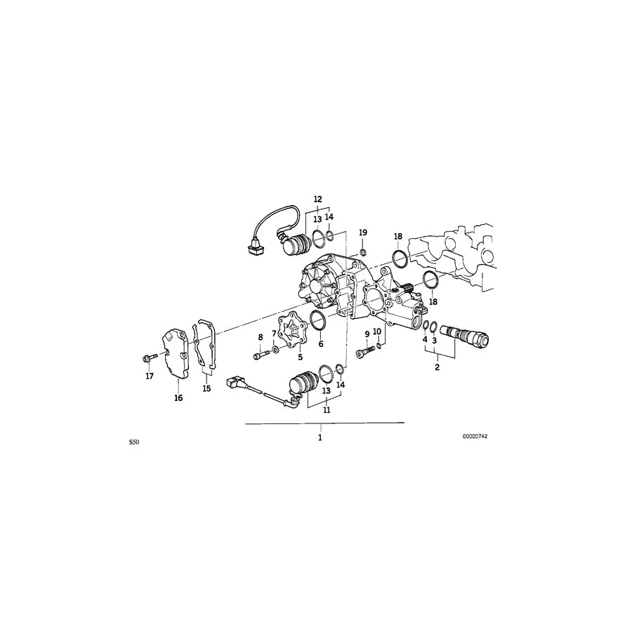 Genuine BMW 11311318380 E36 Solenoid Valve (Solv) 1 (Inc. M3) | ML Performance UK Car Parts