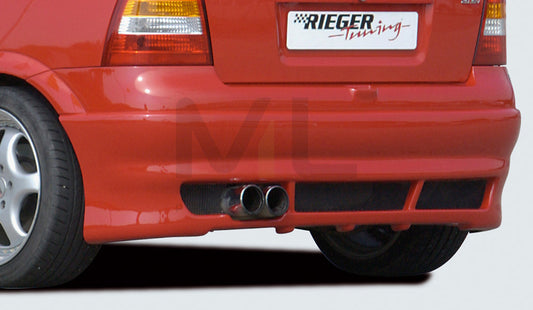 Rieger 00051109 Opel Astra G Rear Diffuser 1 | ML Performance UK Car Parts