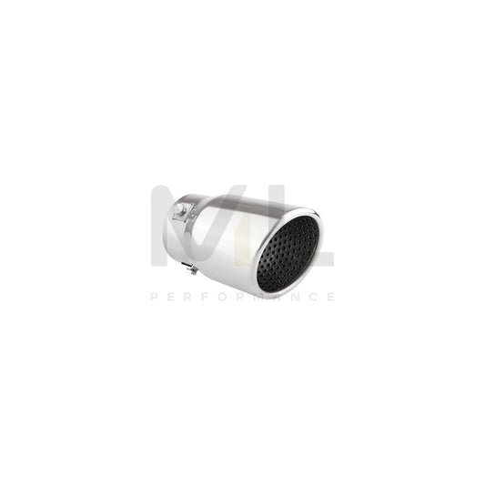 AMiO MT 017 02348 Exhaust tip 62 mm, round, straight, Stainless Steel, 43mm