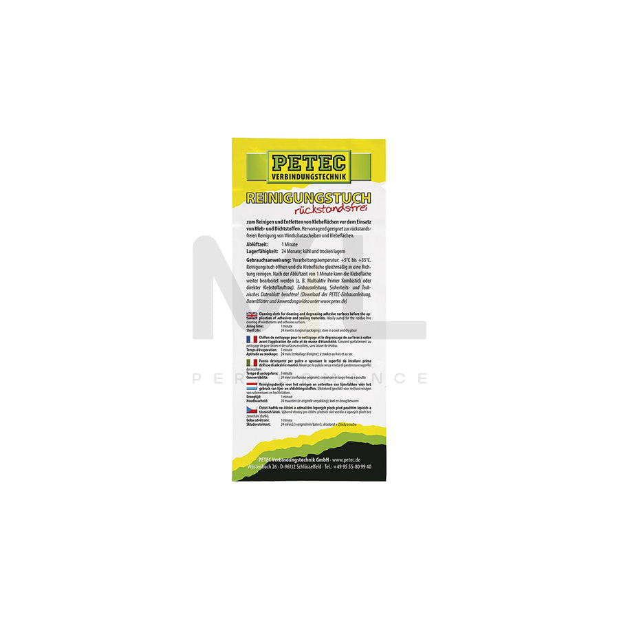 PETEC 82111 Hand cleaning wipes Quantity: 1