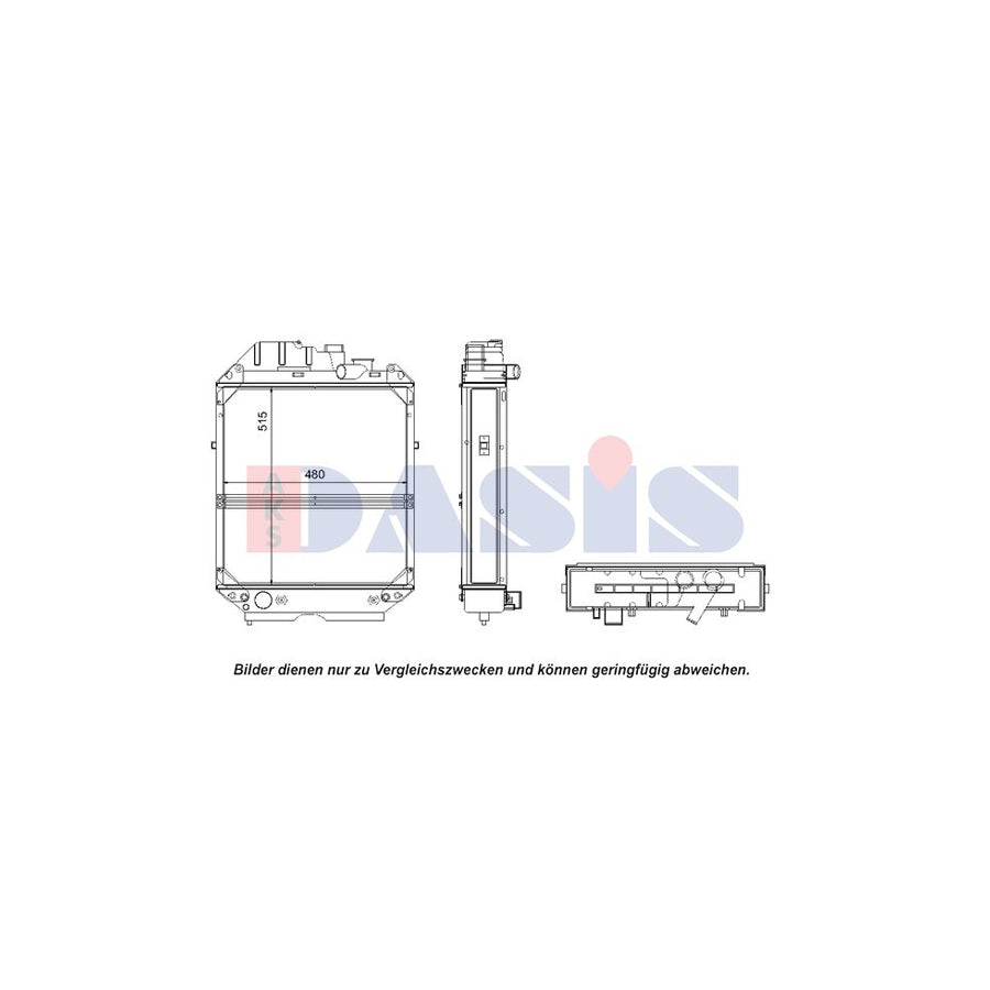 AKS Dasis 440553N Engine Radiator