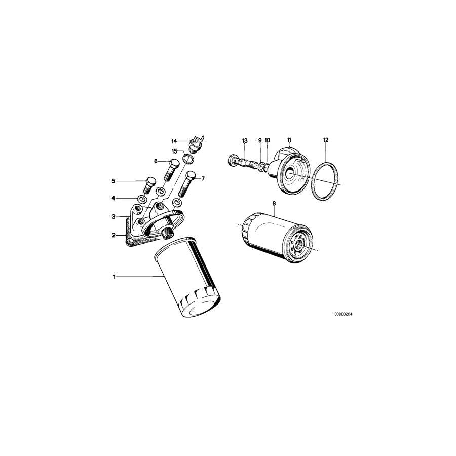Genuine BMW 11421265669 E21 E28 E12 Flange (Inc. 520, 320 & 320i) | ML Performance US Car Parts