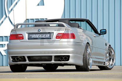 Rieger 00050233 BMW 3 Series E46 Rear Bumper 2 | ML Performance UK Car Parts