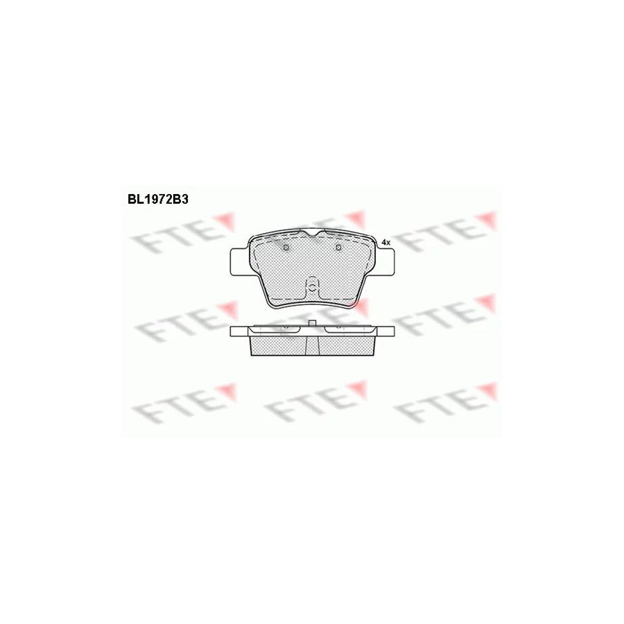 FTE 9010558 Brake Pad Set