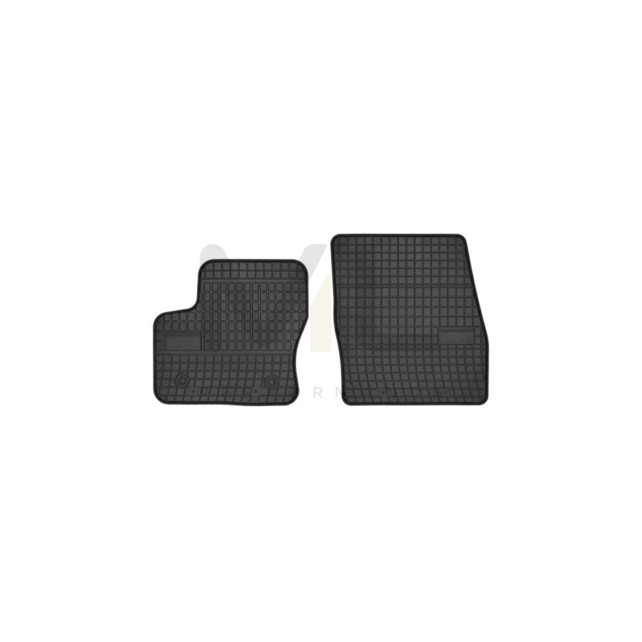 FROGUM Tailored D0315 Floor mat set Elastomer, Front, Quantity: 2, Black, (LHD)