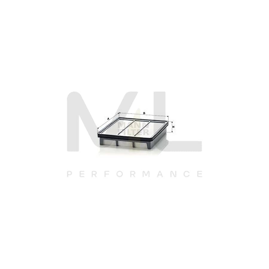 MANN-FILTER C 2542 Air Filter for HYUNDAI TERRACAN Filter Insert